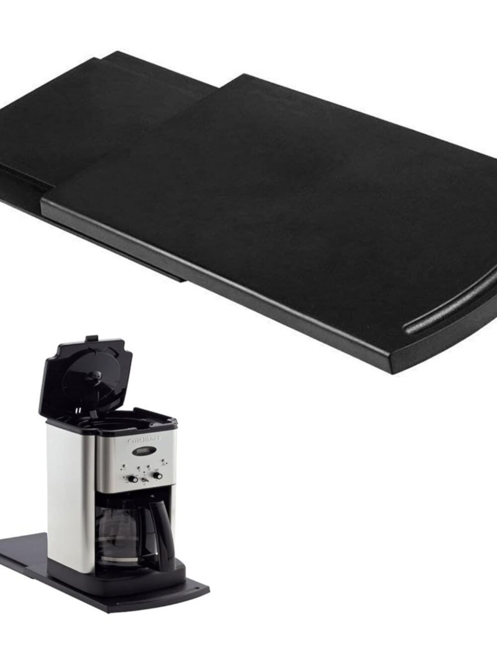Handy Sliding Tray Sliding Tray Mat for Coffee Maker,Kitchen Appliance Moving Ca